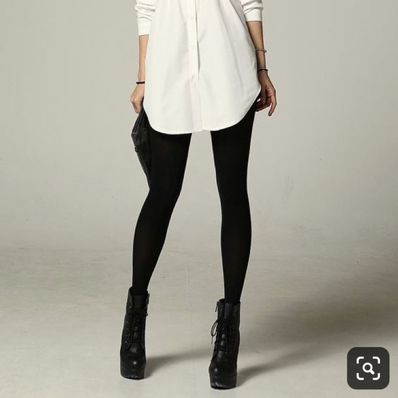 Free Press Black Opaque Tights - Picture 5 of 6